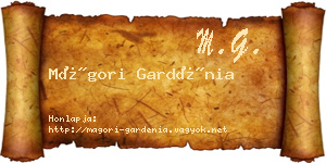 Mágori Gardénia névjegykártya